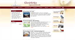 Desktop Screenshot of glerarkirkja.is